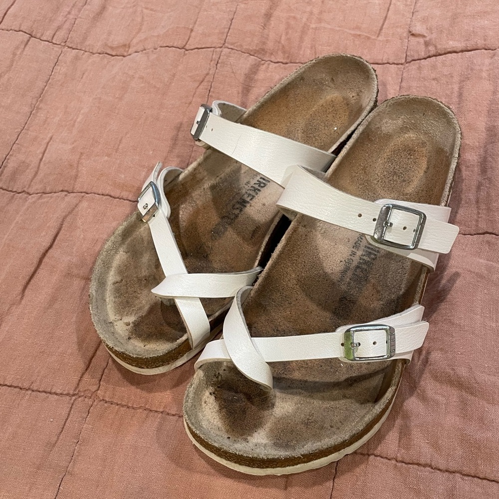 BIRKENSTOCK MAYARI White Sandals  size womens EU 40